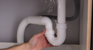 Leaking pipe